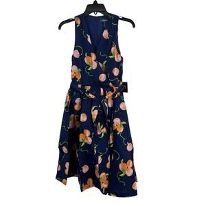 ModCloth Sweet Peaches Instant Energy Faux-Wrap‎ Dress Size 0 New